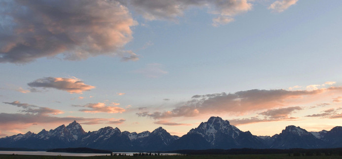 Tetons at Sunset