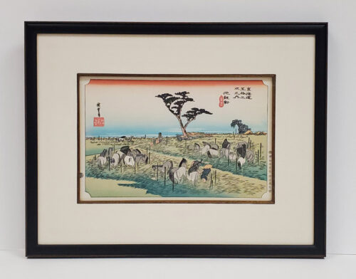 Framed Japanese Print